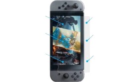 Resim Yues Nintendo Switch Ekran Koruyucu – 9H Temperli Kırılmaz Cam, Yüksek Şeffaflık 