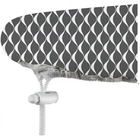 Resim Delta 54x140 M Size Ütü Masası Kılıfı Bezi Örtüsü Ütü Yedek Parça Ütü Ve Aksesuarı Açık Gri 