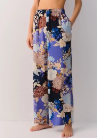 Resim Suwen Flowery Night Pantolon Sh26404624846 Çiçek Desenli 
