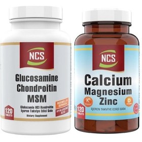 Resim Glucosamine Chondroitin Msm 300 Tabl Kalsiyum Magnezyum Zıng 120 Tablet 