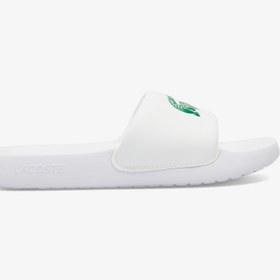 Resim Lacoste Serve Slide Kadın Beyaz Terlik 