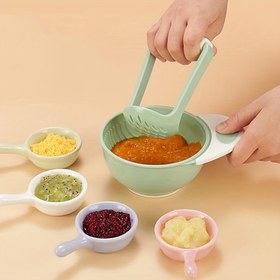 Resim Bebek El Kitabı Gıda Öğütücüsü, Meyve Püresi Öğütme Aracı, Öğütme Kasesi, Noel Cadılar Bayramı Şükran Günü Hediyesi Paskalya Hediyesi 
