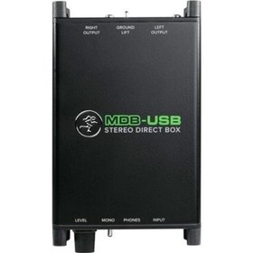 Resim Mackie MDB USB Stereo Direct Box 
