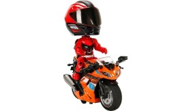 Resim Mey Ithalat® 1:14 Sesli ve Işıklı Çek Bırak Yarış Motosikleti 