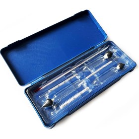 Resim AEK-Tech 3'lü Set Termometreli Alkolmetre 0-40-70-100 