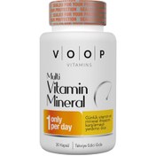 Resim VOOP Multivitamin ve Mineral İçeren Kapsül Takviye Edici Gıda 30 Kapsül 