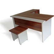 Resim Burovena Vena Oscar Sehpalı L Ofis Çalışma Masası 