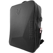 Resim GEARZ GZ-117 Solo 17,3'' Laptop Sırt Çantası Suni Deri Waterproof (Usb+Şifreli Kilit) 