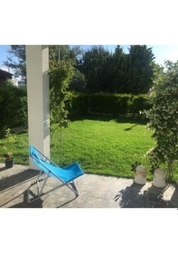Resim Depolife Kademeli Ayarlı Katlanır Balkon Bahçe Plaj Deniz Havuz Şezlong 