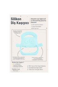 Resim Kanonik Education Mavi Bebek Silikon Diş Kaşıyıcı 