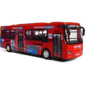 Resim Mega Oyuncak Sesli Işıklı Die Cast Otobüs 