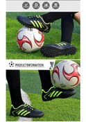Resim HQweiri Halısaha Futbol Ayakkabı Krampon Siyah 