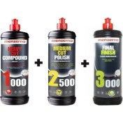 Resim Menzerna 1000-2500-3000 Pasta Hare Giderici Seti 1 lt 