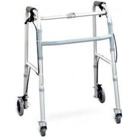 Resim Medikaltec A-1022 Walker Dört Tekerlekli Hasta Yürüteci 