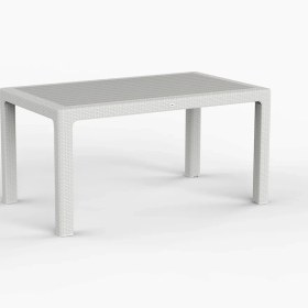 Resim Verona 90x150 Masa Takımı Camsız Beyaz 