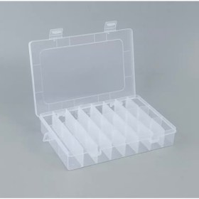 Resim 24 Bölmeli Ayarlanabilir Plastik Organizer Kutu Dikiş Kutusu Takı Kutusu Düzenleyici Kutu 