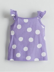 Resim LC Waikiki Mor Daisy Duck Baskılı Kız Bebek Şortlu Pijama Takım 