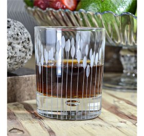 Resim DECOCIA Bubble 6lı Viski Bardağı 240cc Vega Desenli 