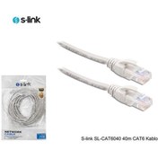 Resim S-Link Sl-cat6040 40m Gri Cat6 Patch Kablo 