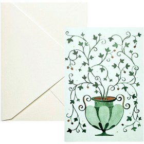 Resim Vase Greeting Card 