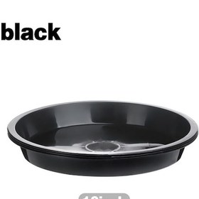 Resim 10 İnç Siyah-3 Adet Dayanıklı Plastik Bitki Tabağı 4/6/7/8/10 İnç Yuvarlak Damla Bitki Tepsileri Saksı Kapalı Açık Ev Bahçe Malzemeleri 