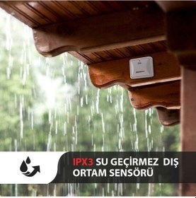 Resim ThermoPro TX2C İlave Dış Sensör (TP60C, TP62C, TP63C, TP65C) İçin Uyumludur 