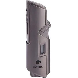 Resim Cohiba CCM0638 Jet Torch Delicili Puro Çakmağı Gri 