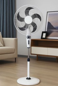 Resim m master energy Ayaklı Beyaz Vantilatör 18″ Bakır Motor Ms-1818 Master Energy 