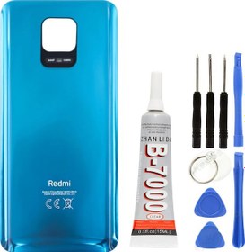 Resim Xiaomi Redmi Note 9 Pro Arka Kapak Batarya Kapağı+B7000 15Ml Yapı 