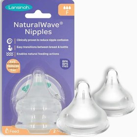 Resim Lansinoh Natural Wave Biberon Emziği Hızlı Akışlı 