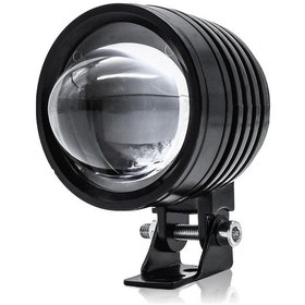 Resim Geeksen Adet Motosiklet Spot Işığı Motosiklet Led Sürüş Işığı Sis Lambası Beyaz Ve Amber Led Motosiklet Farları 