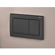 Resim VitrA Geberit ALPHA30 115.055.14.1 Kumanda Paneli, Çift Basmalı, Siyah 