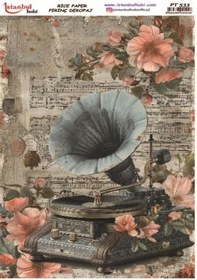Resim Pirinç Dekopaj Kağıdı 30x42cm Pt-533 