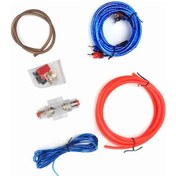 Resim Lemestar Otomotiv Güç Amfi Kablosu Seti 10ga - Hifi Ses Kalitesi, Statik Engelleme, 4.5m Rca Ve Güç Kablosu, Çinko Alyuminyum Koruma 