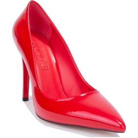 Resim Dagoster Dza07-388460 Kırmızı Rugan Stiletto Topuklu Kadın Ayakkabı Kırmızı Rugan 