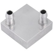 Resim Yuntech01 Alüminyum Su Soğutucu Kafa 40x40mm, Yukarı Akışlı Yapı, Bilgisayar Cpu Ve Endüstriyel Soğutma İçin, 0.5mm İç Kanat, Vakum Lehimleme 