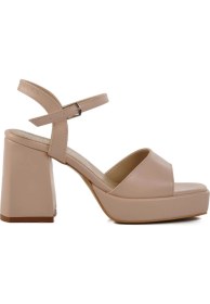 Resim Ayakmod 284091 Z Bej Kadın Platform Topuk Ayakkabı 