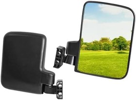 Resim Golf Sepeti Aynaları, Kör Nokta Eliminasyon, 1 Çift Evrensel Golf Sepeti Yan Dik Görünüm Aynaları, Kulüp Arabası Ve Ezgo 