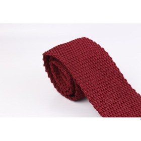 Resim Demfashion Özel Desenli Örme Kravat - Kırmızı (538523427) Kırmızı 