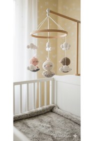 Resim NEVAMATÖLYE El Örgüsü Amigurumi Civciv Bebek Beşiği Dönencesi 