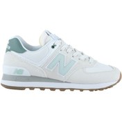Resim New Balance 574 Kadın Krem Spor Ayakkabı Wl574cgr Beyaz 