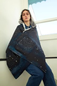 Resim Ipek Akarca %100 Silk Night Pancho - Tek beden 
