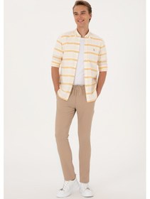 Resim U.s. Polo Assn. Erkek Bej Pantolon Kanvas-chino 50300436-vr011 Bej 