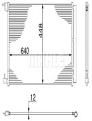 Resim BEHR Mahle Ac412000s (8fc351302-604) Klima Radyatoru (mercedes X253 0995001354 8fc351302604 (we331566) 