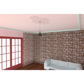 Resim MOTİFPİYER Motifpiyer Lamba Tavan Göbeği-81-55x95cm-sekizgen-2adet 