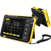 Resim El Tipi Mini Osiloskop, Akım Ölçüm Cihazı, 2 ve 1 Taşınabilir Dijital Osiloskoplar, 200KHz Bant Genişliği, 2.5MS/s Yüksek Örnek Alma Hızı, Tetikleme Fonksiyonu ve Dahili Pil ile 