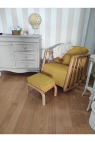 Resim NOSSO HOME Emzirme Koltuğu Tv Koltuğu Sallanan Koltuk ( Mamma Hardal ) 