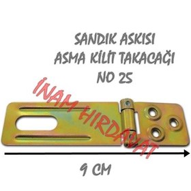 Resim Sandık Askısı - No 25 9 Cm - Asma Kilit Takacağı 