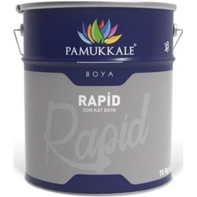 Resim Pamukkale 1453 Rapid Boya 15 Kg Antrasit Gri Ral 7016 