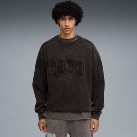 Resim Puma Hoopocalypse Crew Erkek Siyah Basketbol Sweatshirt 